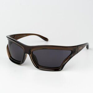 Loewe SIGNATURE Women Sunglasses Brown Grey Mask LW40143U 47A BRAND NEW